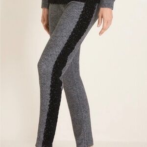 Women's Gray and Black Pants